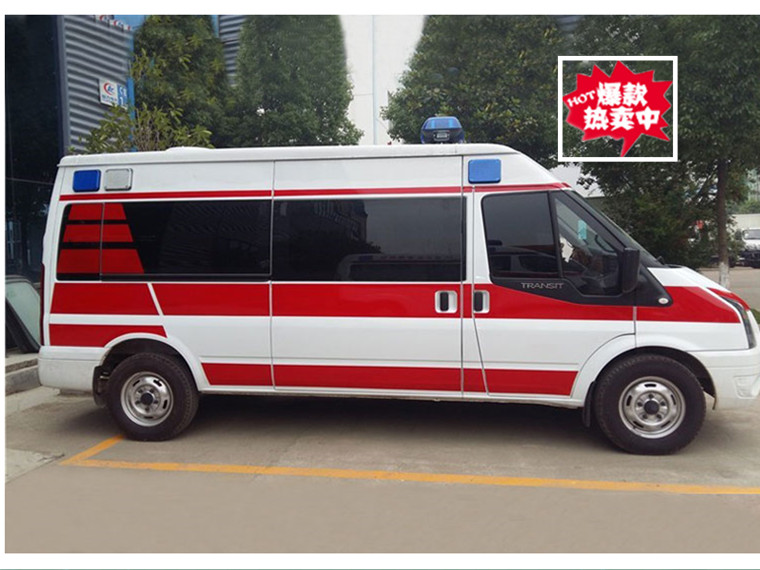 福特V348長軸中頂救護車